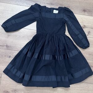 The Middle Daughter Elegant Black Kids Dress